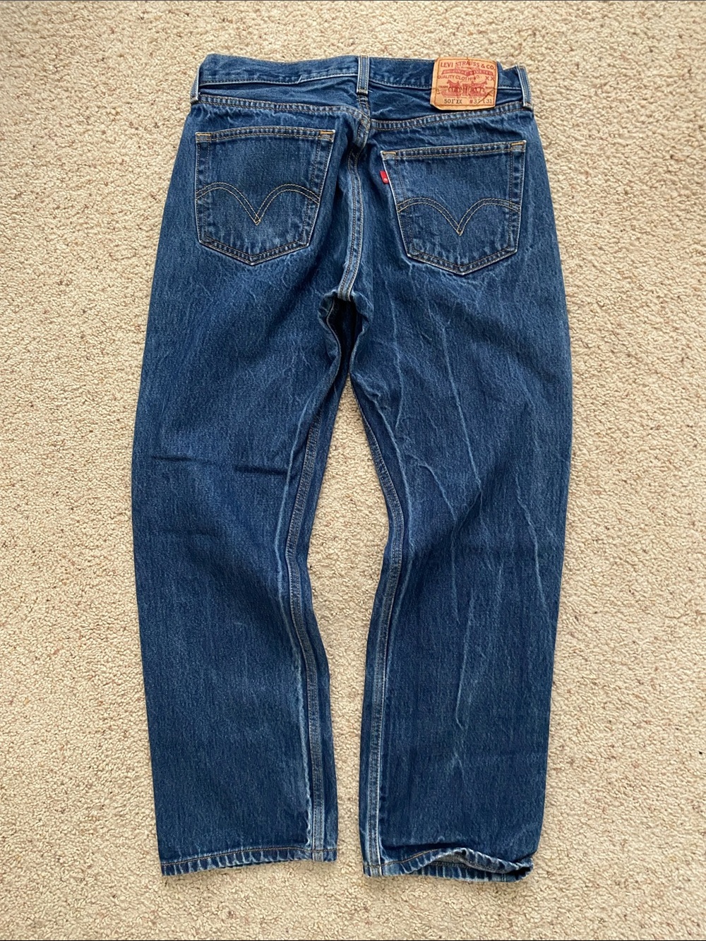 Levi’s 501 XX Jeans. Made in Columbia. 2000. 33 x 31.